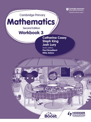 cover image of Cambridge Primary Mathematics Workbook 3